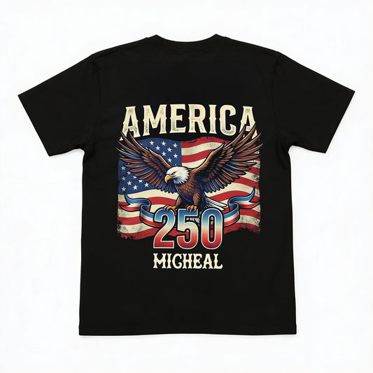 America 250 USA Freedom Liberty Back Side Shirt