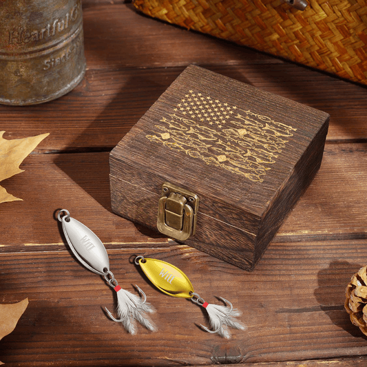 Personalized Engraved Fishing Lure for Dad – Custom Name Fishing Gift