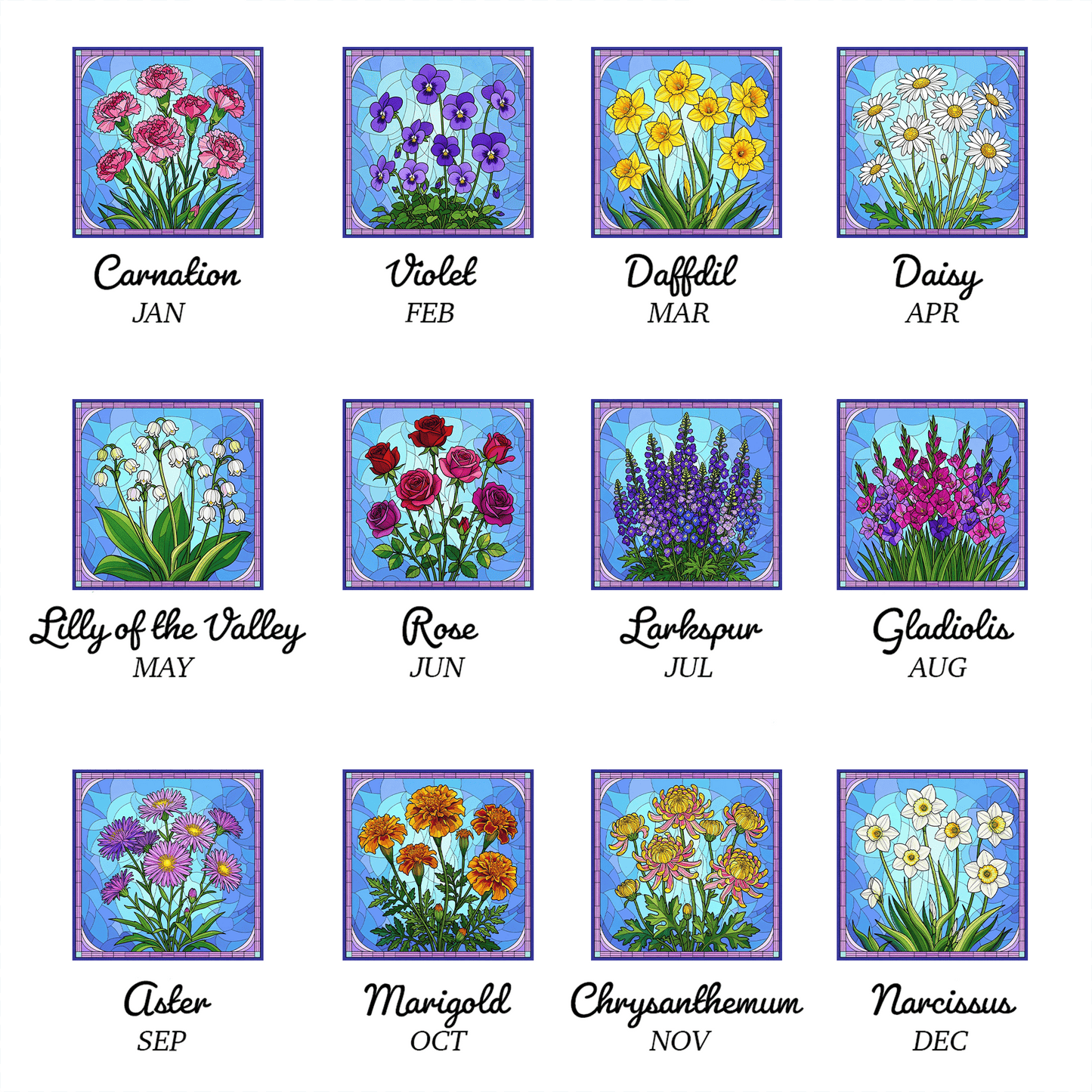 Custom Heart Night Light Box for Mom with Birth Flower – Personalized Mother’s Day Gift