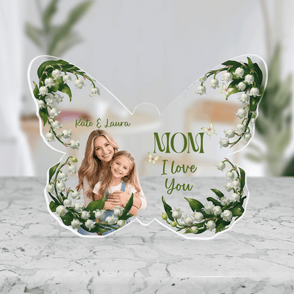 Butterfly Memories – Personalized Acrylic Family Keepsake – Mother’s Day Gift for Mom Plaque