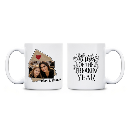 Mom & Daughter Vibes – Custom Mug for Daughter Heartfelt Family Keepsake Gift