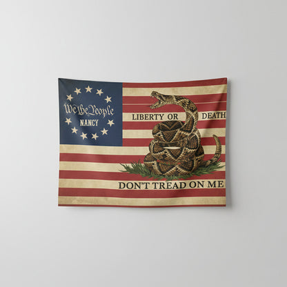 Don't Tread On Me America Flag We The People Yard Sign