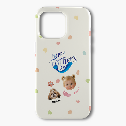 Personalized Phone Case for Dad – Custom Photo Kids & Pets Father’s Day Gift