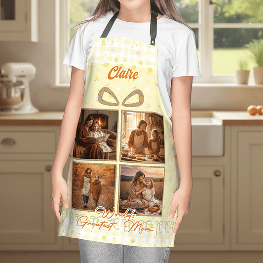 Custom Photo Apron for Mom – Mother’s Day Gift