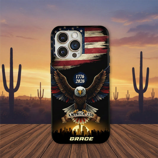 America 250th Anniversary 1776-2026 Patriotic Phone Case