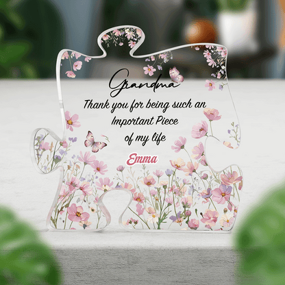 Gift for Mother Personalized Acrylic Plaque