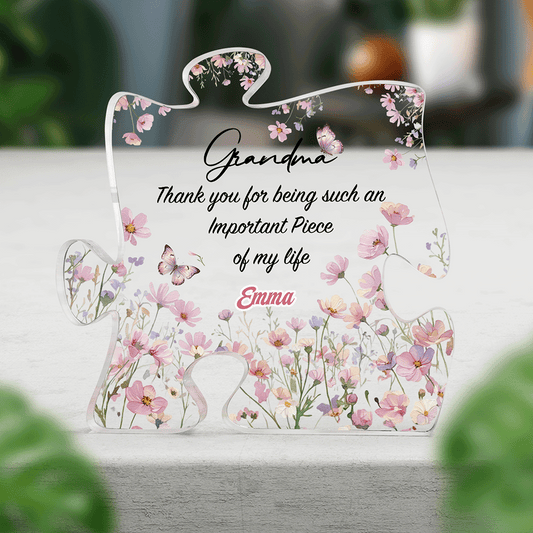 Gift for Mother Personalized Acrylic Plaque