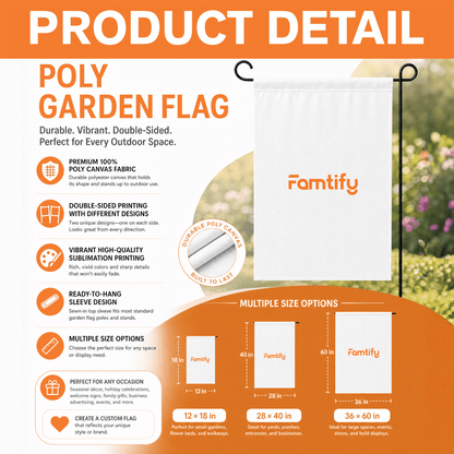 Personalized Spooktacular Custom Photo Witch Hat Ghost Pumpkin Double Sided Outdoor Garden Flag Custom Name Yard Banner
