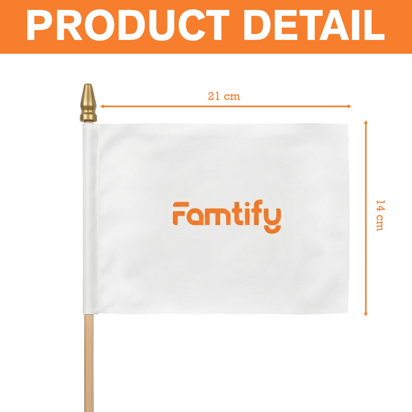 America 250 Patriotic Handheld Flag – Personalized Custom Name USA Eagle Flag 1776–2026