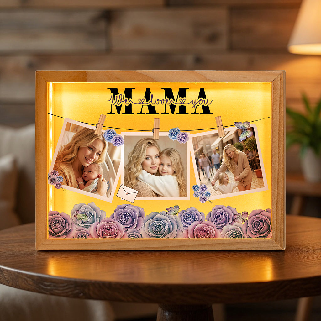 If I Know What Love Is – Sentimental Mother’s Day Gift from Kids – Personalized Mom Photo Frame Light Box