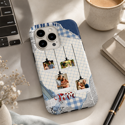 Personalized Photo Phone Case – “Love Dad” Custom Family Gift