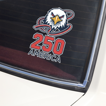 America 250 Window Decal Sticker – USA Semiquincentennial Celebration