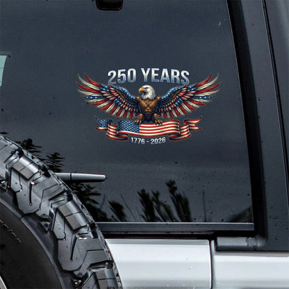 USA 250 Celebration Vinyl Decal – Patriotic Window Sticker