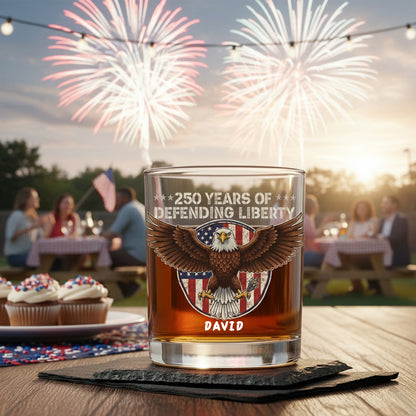 250 Years Of Defending Liberty Whiskey Glass