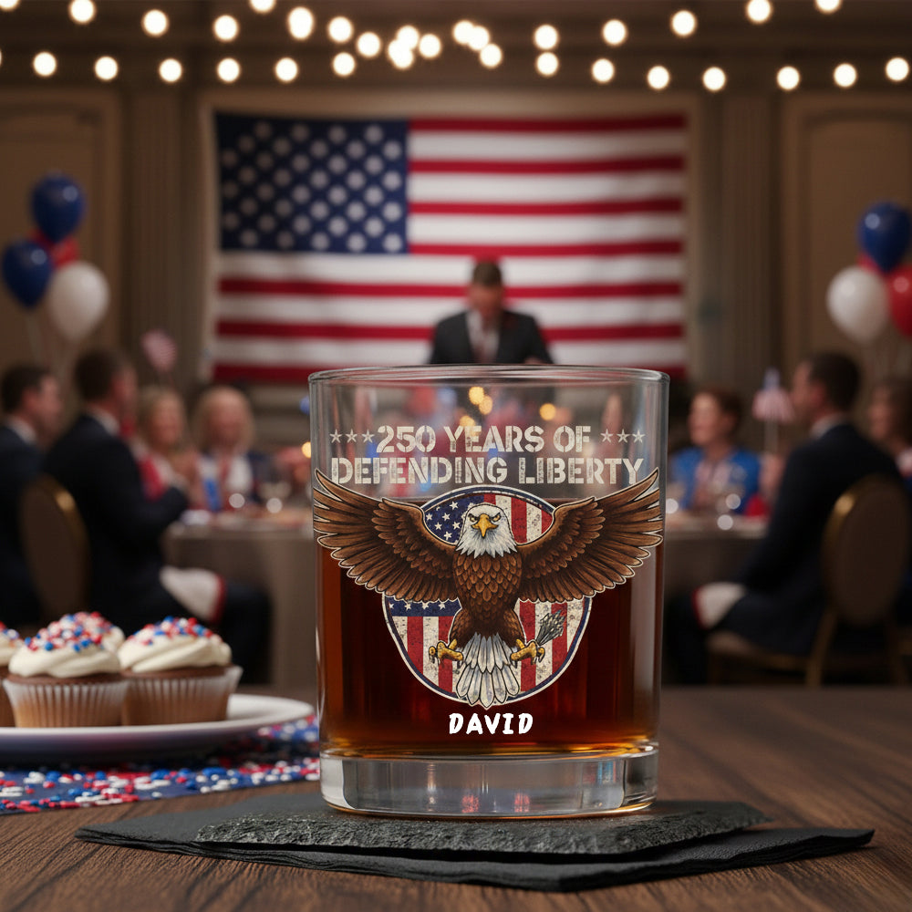 250 Years Of Defending Liberty Whiskey Glass