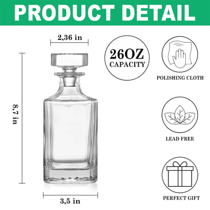 250 Years Of Freedom 250th Birthday America Flag 4th Of July Decanter