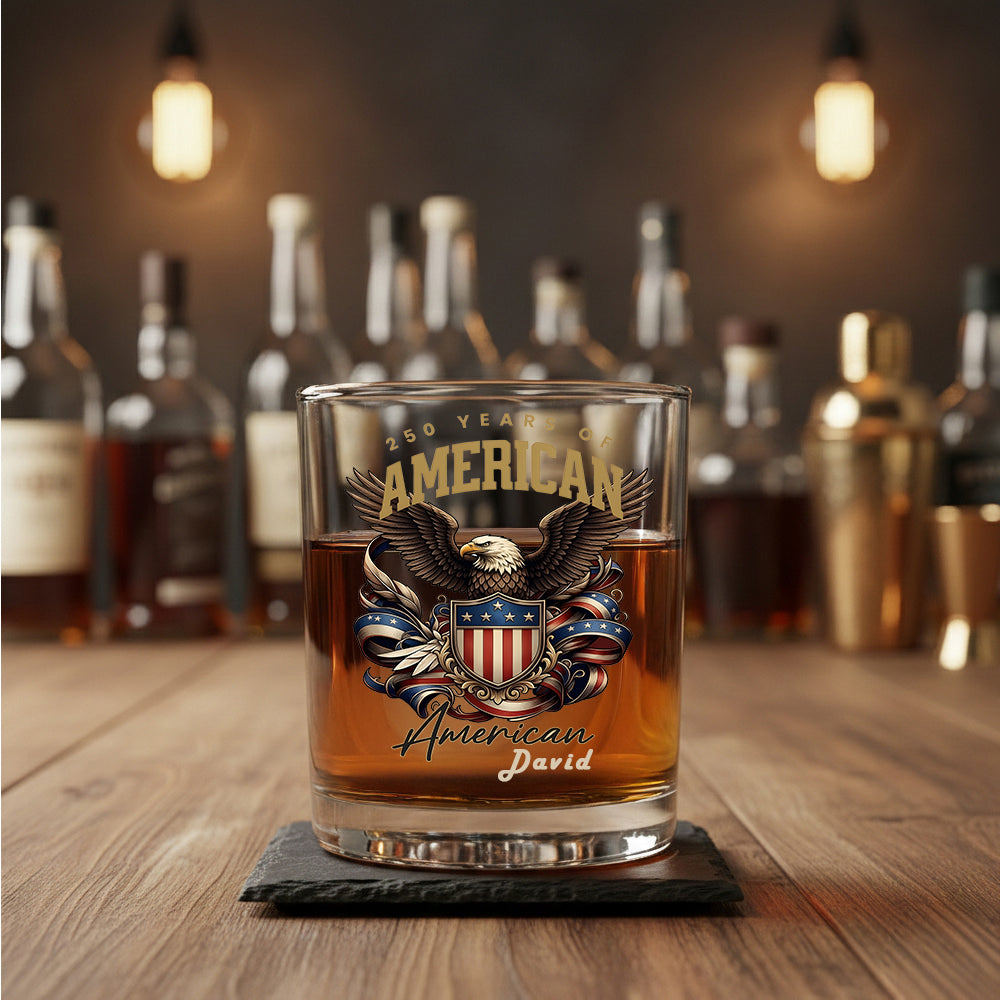 250 Years Of Freedome America Whiskey Glass