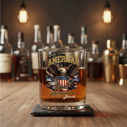 250 Years Of Freedome America Whiskey Glass