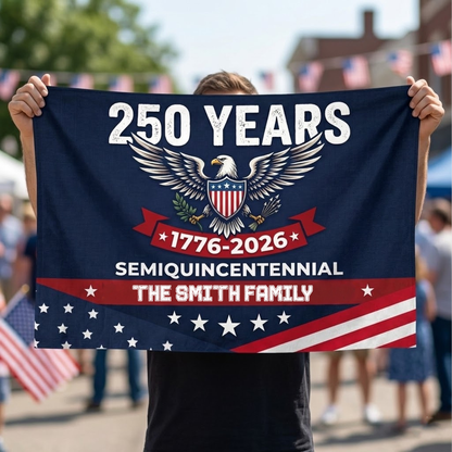 USA 250th Anniversary House Flag Semiquincentennial 1776-2026