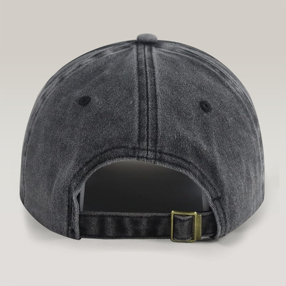 We The People 250 Years Eagle Washed Denim Baseball Cap – Custom Name Patriotic USA 1776-2026 Anniversary Hat