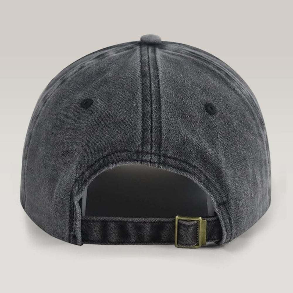 250 Years of Freedom Eagle Washed Denim Baseball Cap – Custom Name Patriotic USA Hat 1776-2026