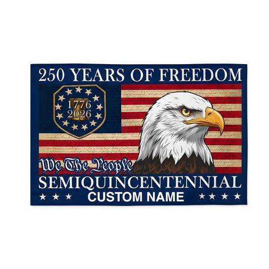 American Eagle Semiquincentennial Flag - 250 Years of Freedom