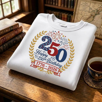 USA 250th Anniversary - Patriotic Embroidery Machine Design