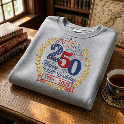 USA 250th Anniversary - Patriotic Embroidery Machine Design
