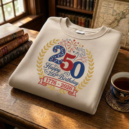 USA 250th Anniversary - Patriotic Embroidery Machine Design