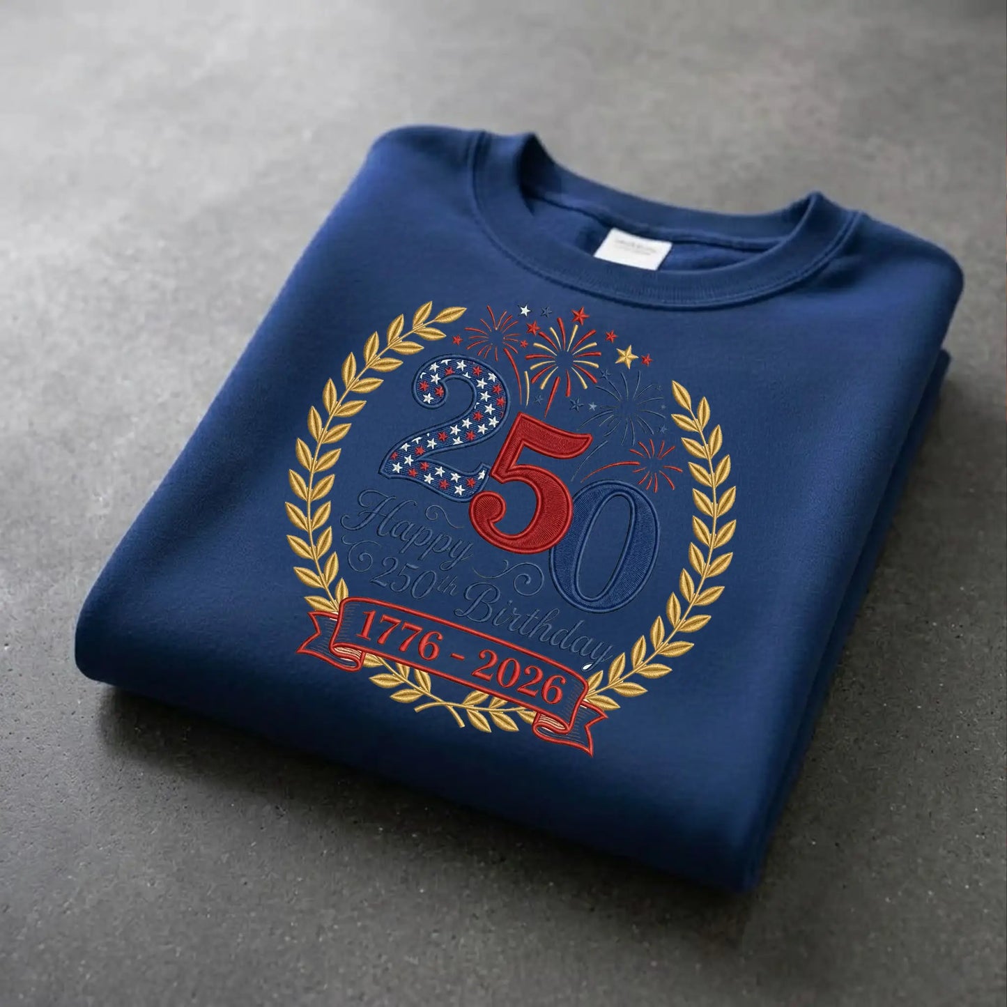 USA 250th Anniversary - Patriotic Embroidery Machine Design