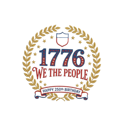 USA 250 Years Since 1776 Sweatshirt - Celebrate America Embroidered Crewneck