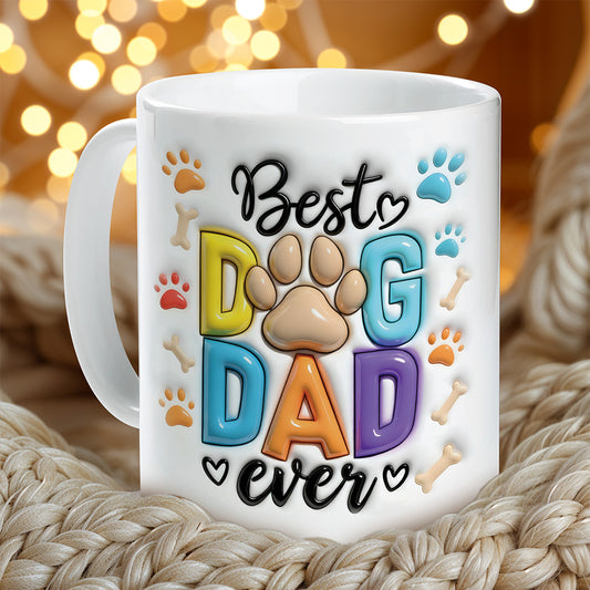 Personalized Best Dog Dad Mug