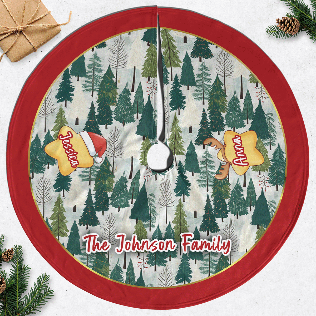 Personalized The Togetherness Christmas Tree Skirt