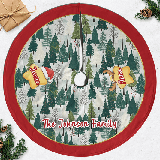 Personalized The Togetherness Christmas Tree Skirt