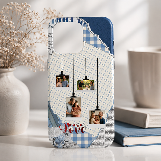 Personalized Photo Phone Case - "Love Dad" Custom Family Gift