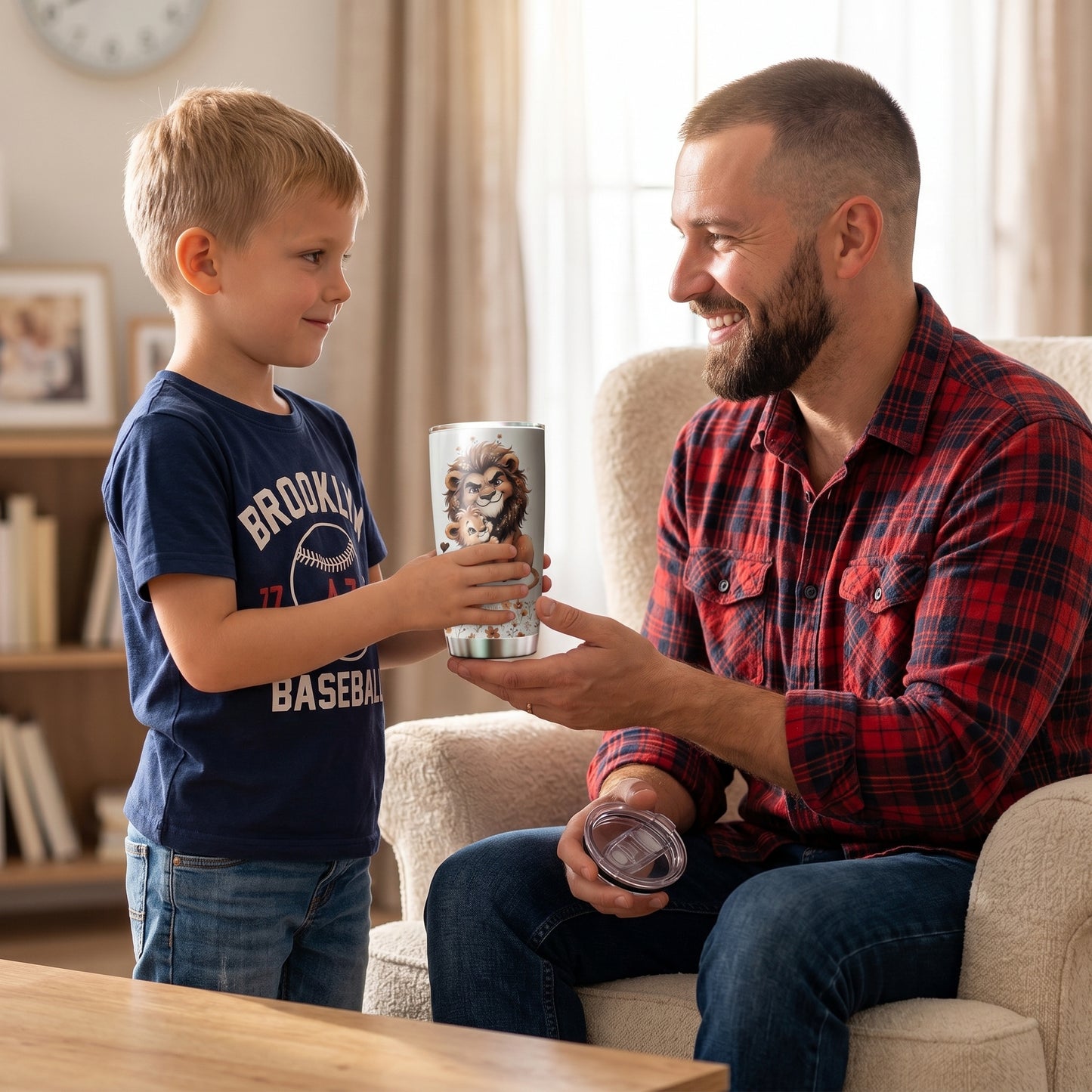 Personalized Special Dad 20oz Tumbler – Custom Name Father’s Day Gift Cup