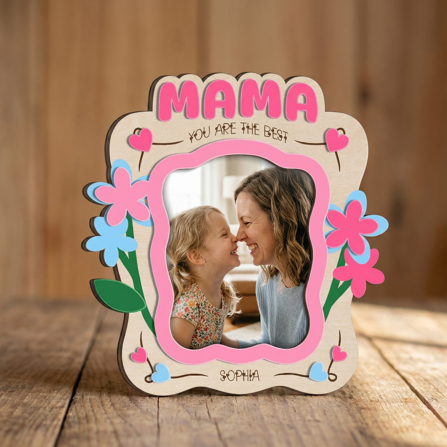Personalized I Love You Photo Magnet – Custom Memory Gift
