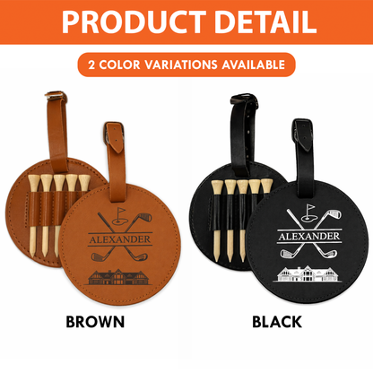 Personalized Dad Golf Tag – Custom Name Gift for Golf Lovers