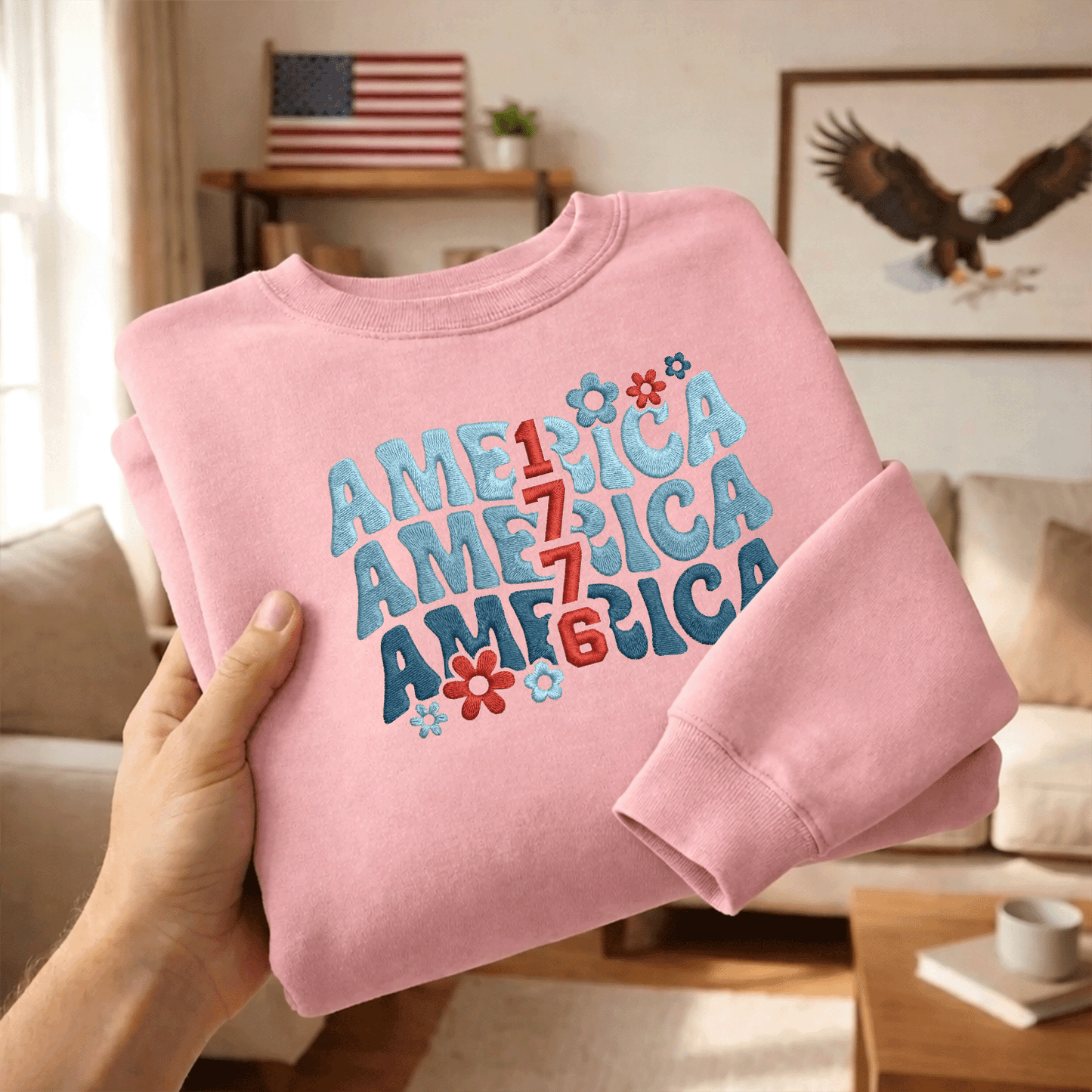 USA 250th Independence Anniversary Sweatshirt - 1776 We The People Edition
