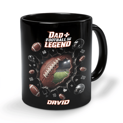 Legend Dad Football Mug – Best Gift for Dad Who Loves Football