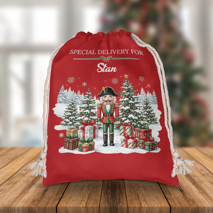 Personalized Special Delivery for Christmas Sack with Custom Name