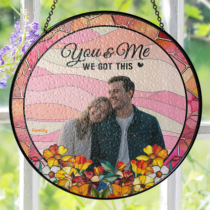 We Got This Personalized Stained Glass Suncatcher