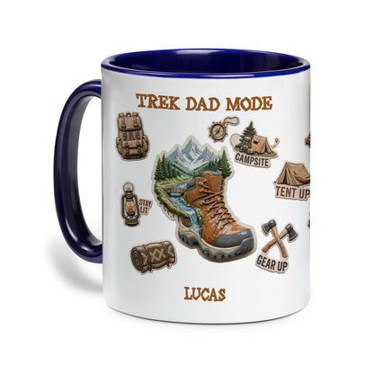Personalized Dad Mug – Trek Dad Mode Custom Name Coffee Mug
