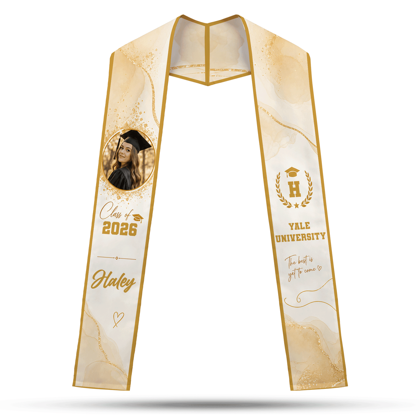 Personalized The Best Is Yet to Come Graduation Stole – Custom Name