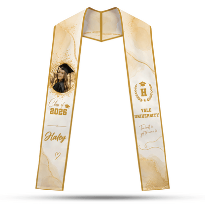 Personalized The Best Is Yet to Come Graduation Stole – Custom Name