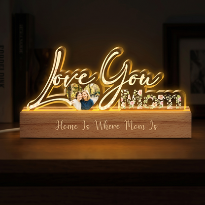 Love You Always – Personalized LED Light Box with Custom Quote for Mom or Loved One