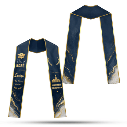 Personalized The Future Is Ours Graduation Stole – Custom Photo and Name