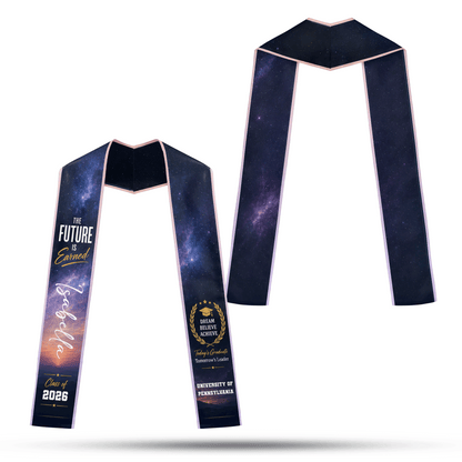 Personalized Today's Graduate Tomorrow's Leader Graduation Stole – Custom Photo and Name