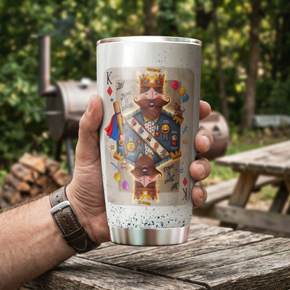 King of Dads 20oz Tumbler – Father’s Day Gift Cup for Dad