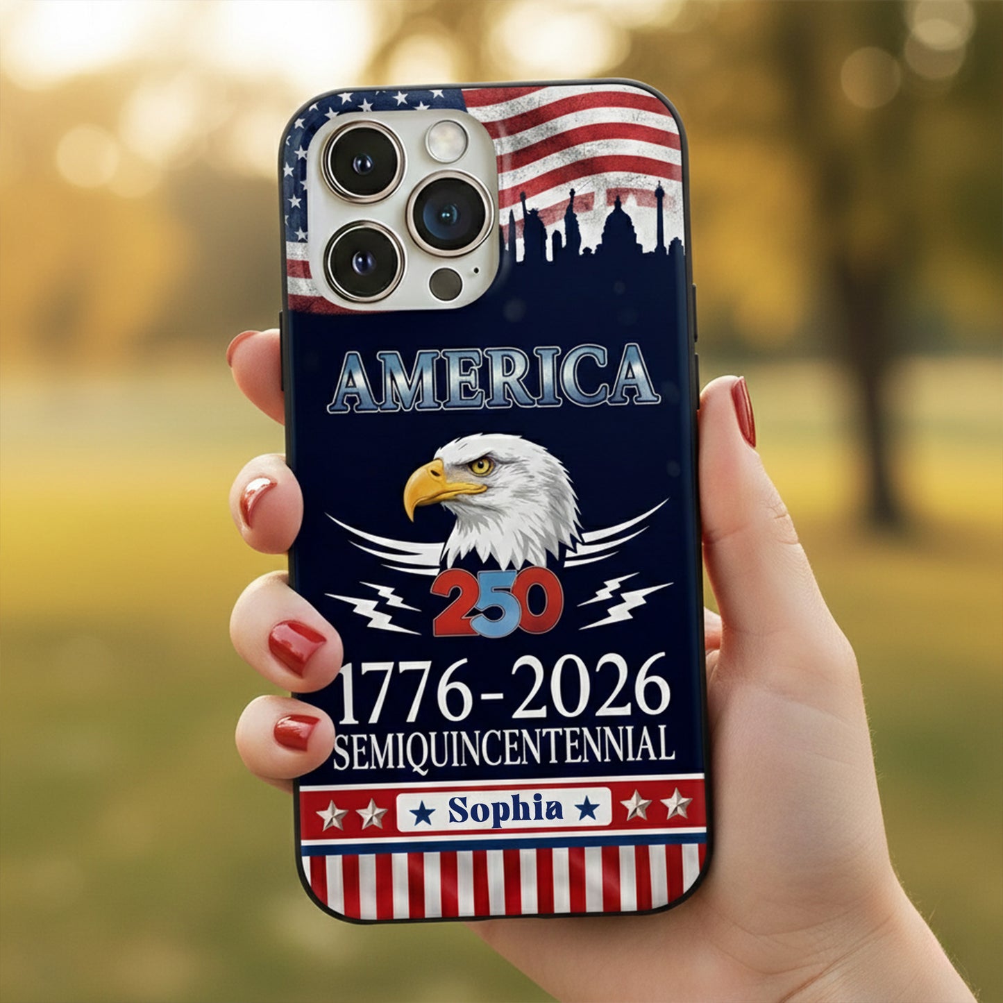 250 Years America Semiquincentennial Phone Case
